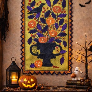 Pattern Only! Bootiful Booquet wool applique