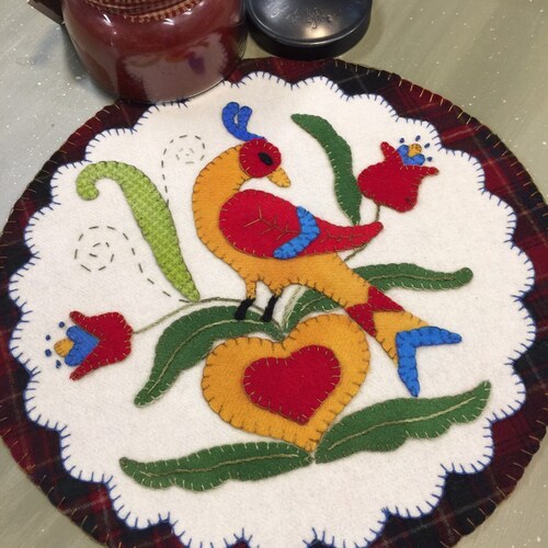 Wool Applique Kit by My Hand Needle Keep Etsy