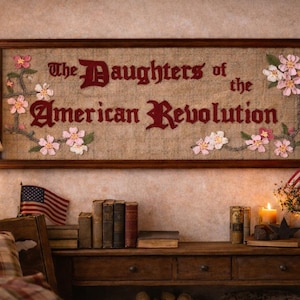 Daughters of the American Revolution wool applique kit