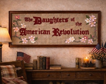 Daughters of the American Revolution wool applique kit