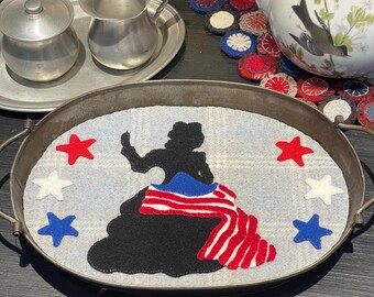 Betsy’s Tea Tray wool applique kit