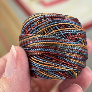 Valdani cotone perlato multicolore variegato taglia 12