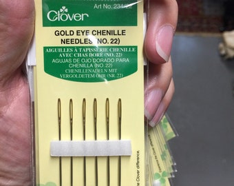 Agujas de chenilla tamaño 22