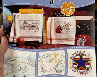 The Four Seasons Iron on Transfer Book by Aunt Martha’s Embroidery - Etsy