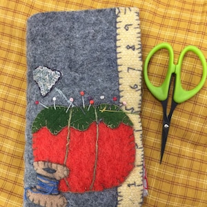 Alleen patroon! My Big Fat Needlebook wollen applique