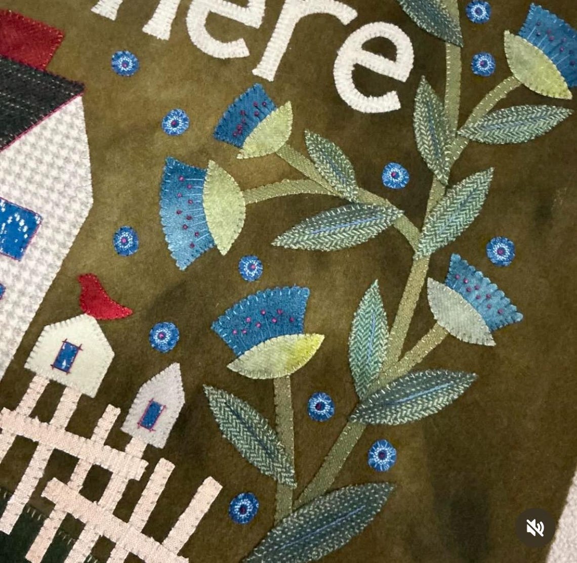 Pattern Llives Pattern Only! Love Lives Here Wool Applique - Etsy