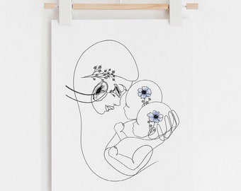 Twin Art Print, Twin Boy Prints, Twin Artwork, Twin Wall Decor, Twin Nursery Art, Nursery Decor, Nursery Prints, Nursery Wall Art,Baby Art