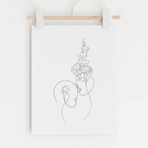 Mama and Baby Art, Baby Art for Nursery, Mother and Baby Gifts, Mothers Day Art, Mom, Nursery Decor, Nursery Wall Decor, Nursery Prints,Art