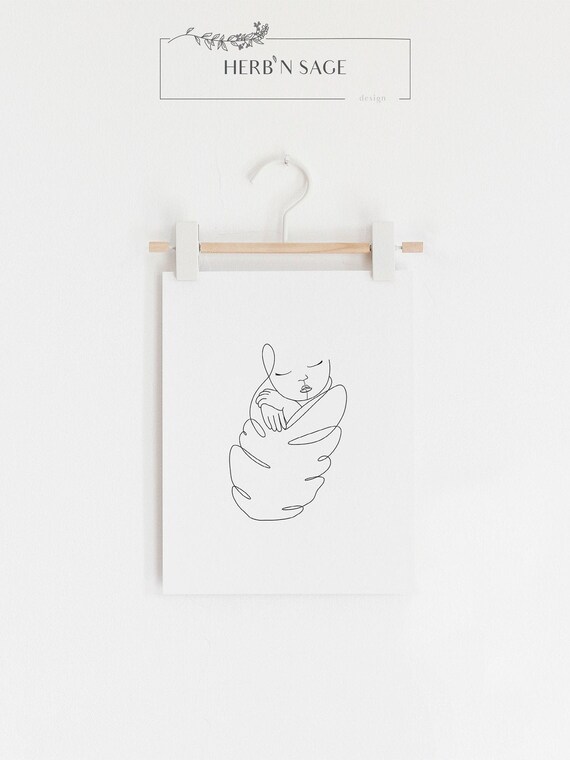Baby Print, Baby Art, Baby Art Print, Baby Art Drawing, Nursery Print, Baby Decor, Nursery Art Nursery Wall Decor Minimalist Nursery Nursery