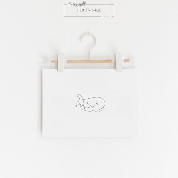 Baby Line Art, Baby Art for Nursery, Minimalist Nursery Artwork, Newborn Artwork, Nursery Decor, Baby Line Drawing, Baby Wall Print Artwork