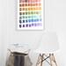 Paint Swatches Print, Colorful Paint Swatches, Colorful Paint Swatches Poster, Paint Prints ...
