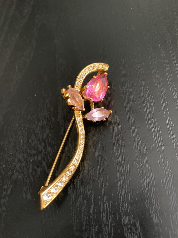 Nolan Miller Flower Brooch