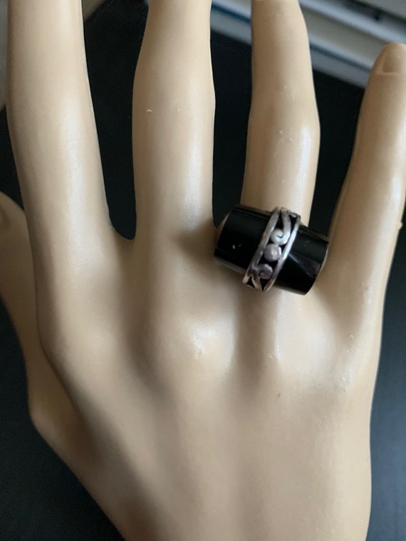 Sterling Black Onyx Ring