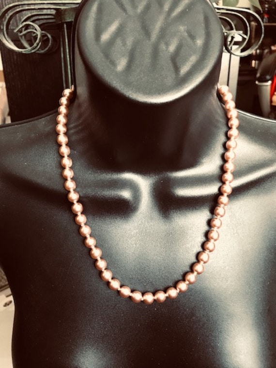 Kenneth Jay Lane Pink Pearl Necklace