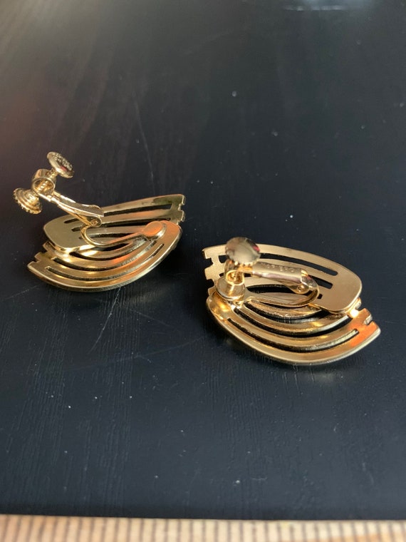 Napier Gold Earrings - image 3