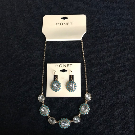 Monet Necklace \u0026 Earrings Set (NWT) - Gem