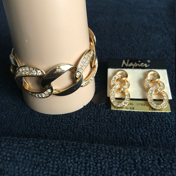 Napier Bracelet & Earrings Set