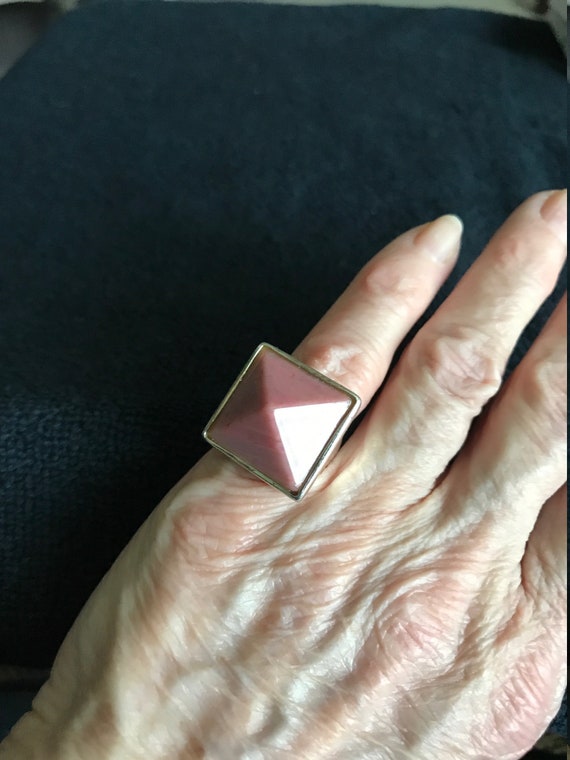 Vintage Robert Lee Morris Pyramid Ring - image 2