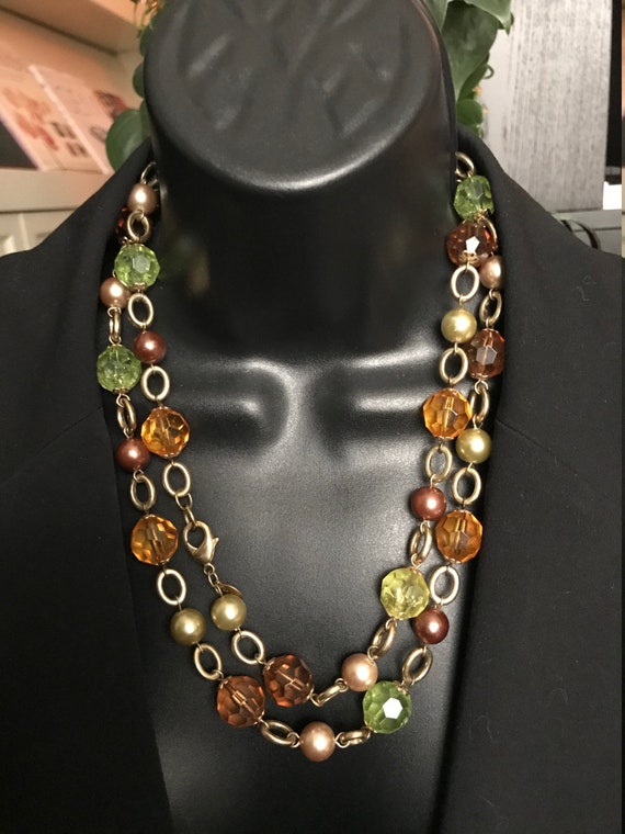 Kenneth Jay Lane Multi-Colored Beaded Necklace