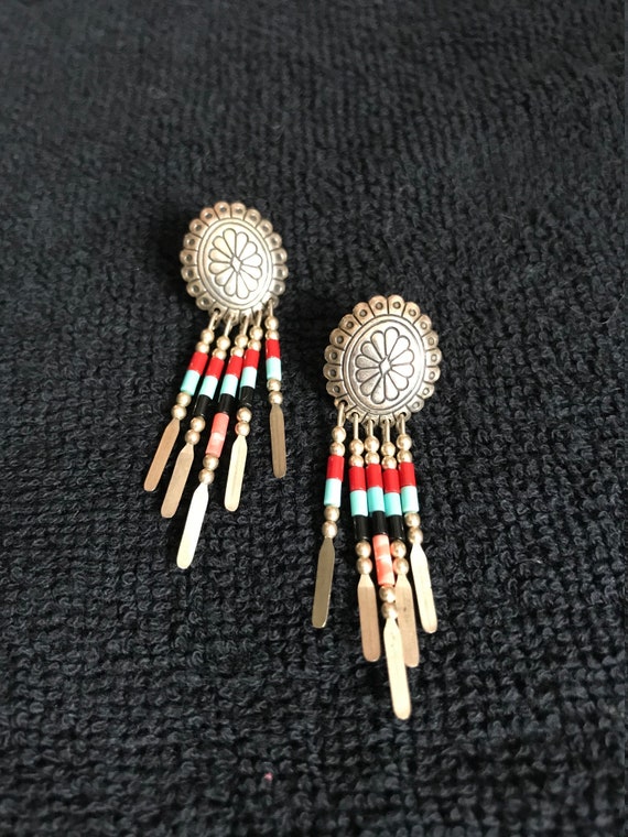Carolyn Pollack Concho Earrings