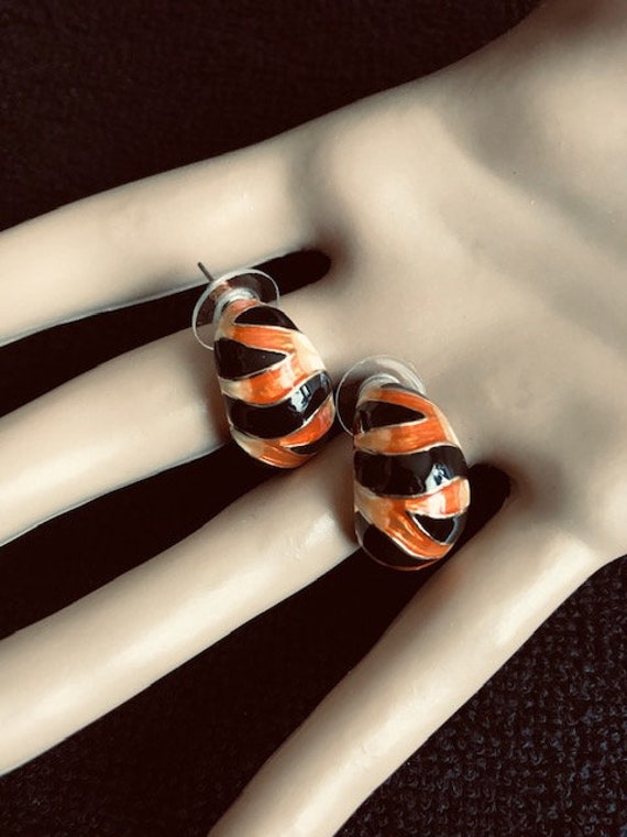 Kenneth Jay Lane Tiger Earrings