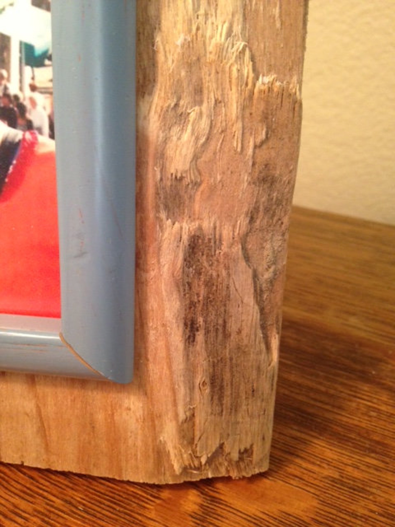 Rustic Picture Frame Made From Tree Bark Picture Frame for a Etsy UK
