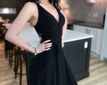 black short bodycon dress for women Black Open Back Sleeveless Bodycon Mini Dress main image 0