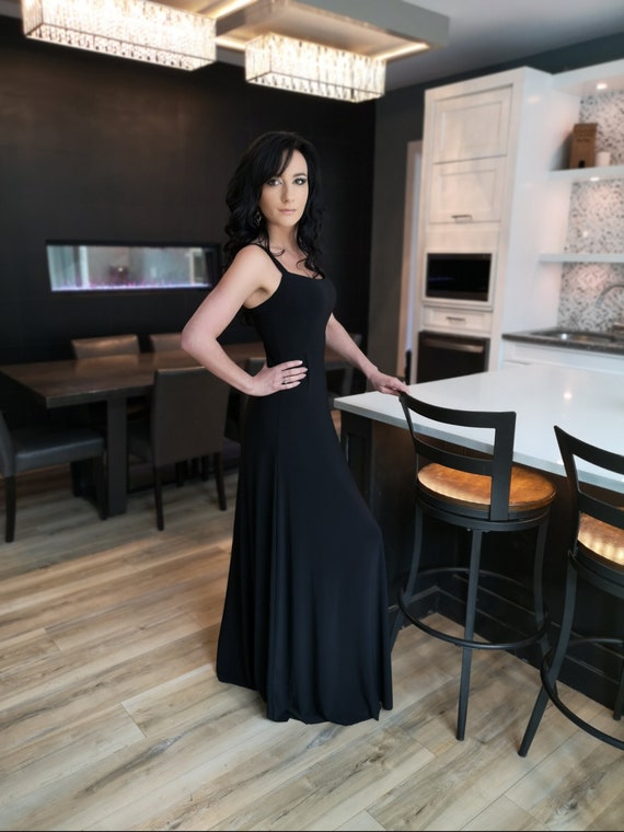knee length dresses for ladies Pink V-Neck Long Sleeve Fitted Maxi Dress main image 1