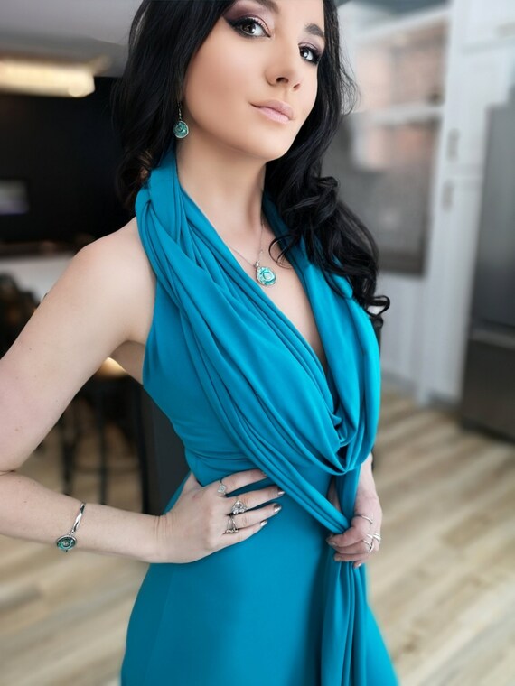 chinese dress ladies Ocean Views Sequin Maxi Dress main image 1