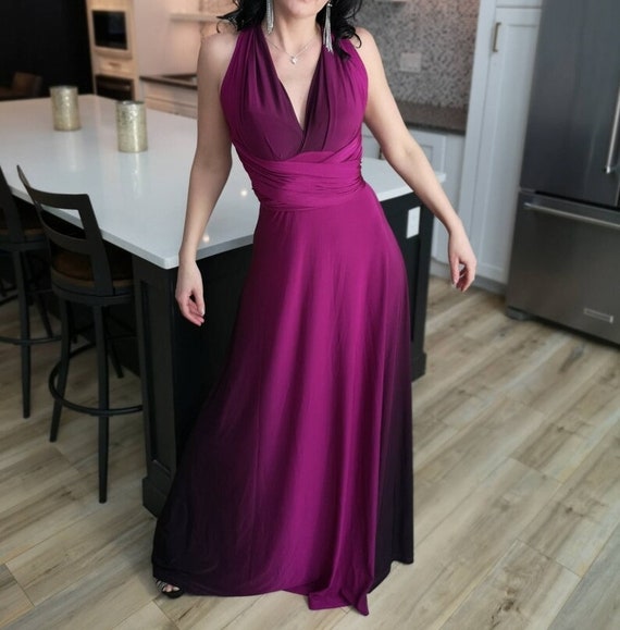 purple glitter dress Off shoulder purple sequin dress  Goddess Exclusive