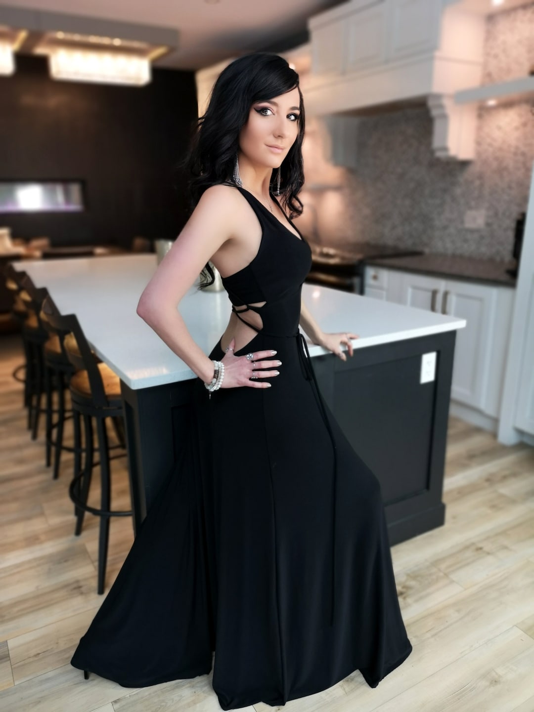 princess polly baby blue dress It was very important to me to find a black wedding dress designer. When I  tell you I hit jackpot finding @alonuko_bespoke, I hit jackpot. She was  incredible to work with and main image 0