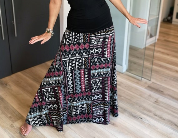 A line flowy maxi skirt 2025