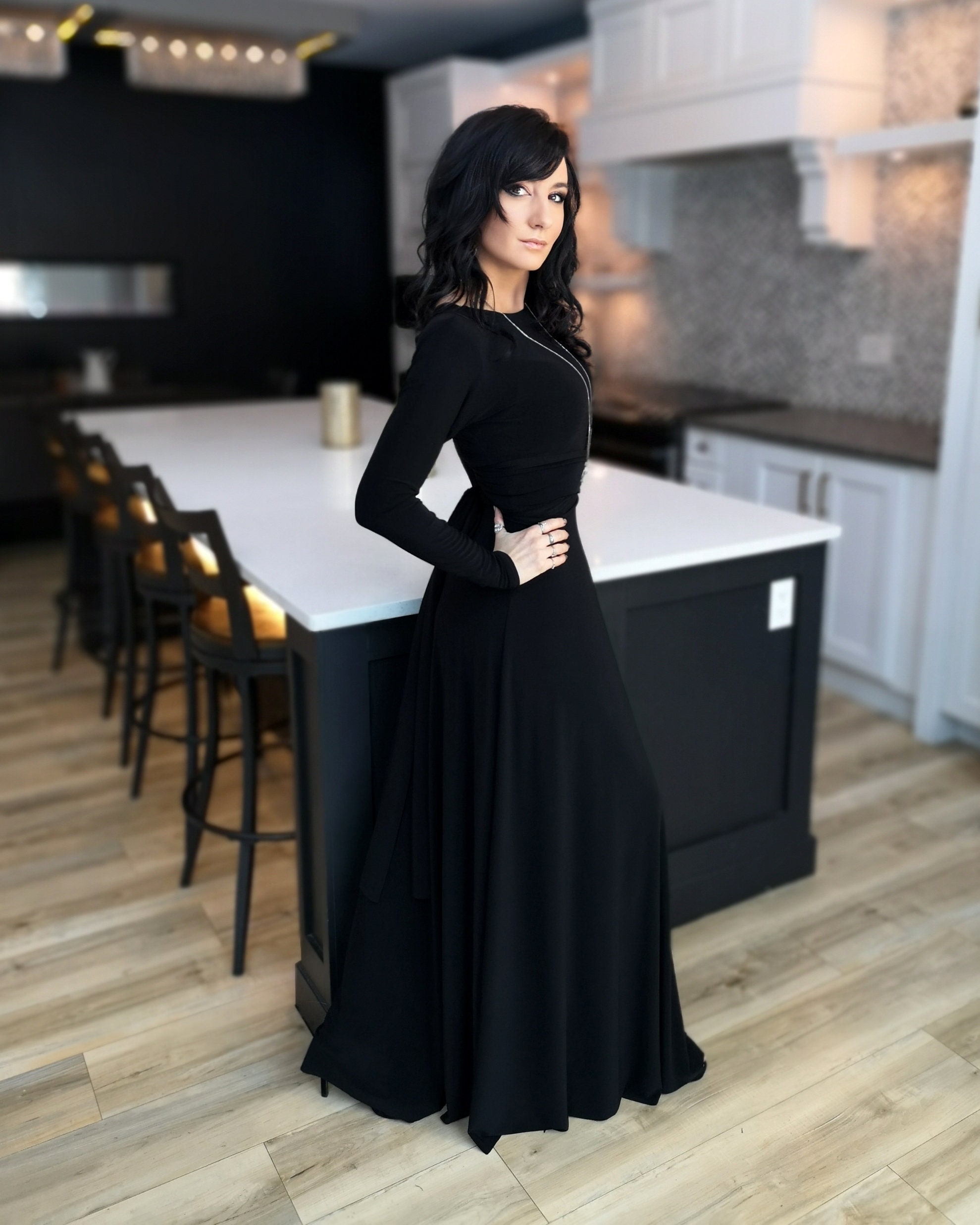 short long sleeve wedding dresses Retro Simple Long Sleeves Short Wedding Dress