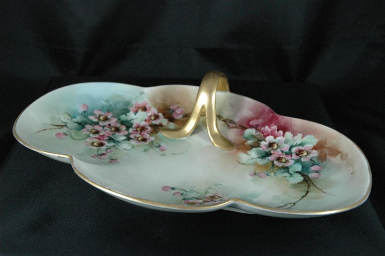MZ Austria Porcelain Serving Tray with Handle