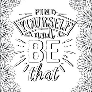 40 Inspirational Motivational Coloring Pages | Christian Coloring Book Pages | Inspirational Quotes Coloring Pages | Christian Coloring