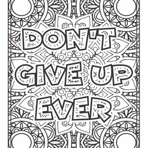 50 Inspirational Coloring Pages | Motivational Coloring Book Pages | Inspirational Quotes Coloring Pages | Coloring Pages