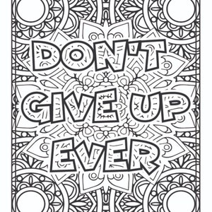 50 Inspirational Coloring Pages | Motivational Coloring Book Pages | Inspirational Quotes Coloring Pages | Coloring Pages