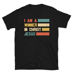 I am a winner in Christ Jesus Tee, Christian woman, Christian t-shirt, Christian Clothing