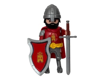 Medieval Knight Customized Playmobil Figure for Collectionism