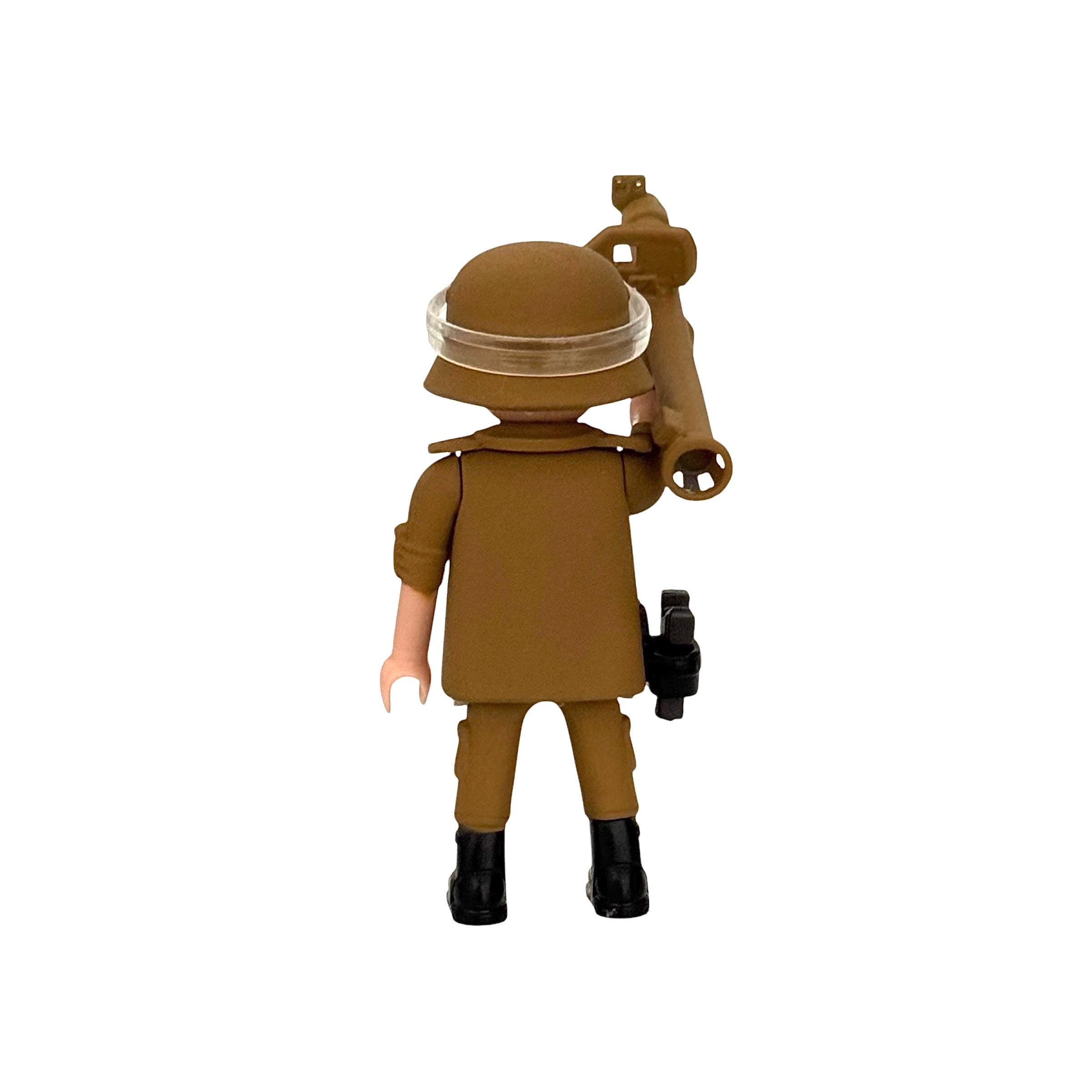 PLAYMOBIL CUSTOM WW2 1x BAZOOKA 4xROCKETS Armée américaine Soldat