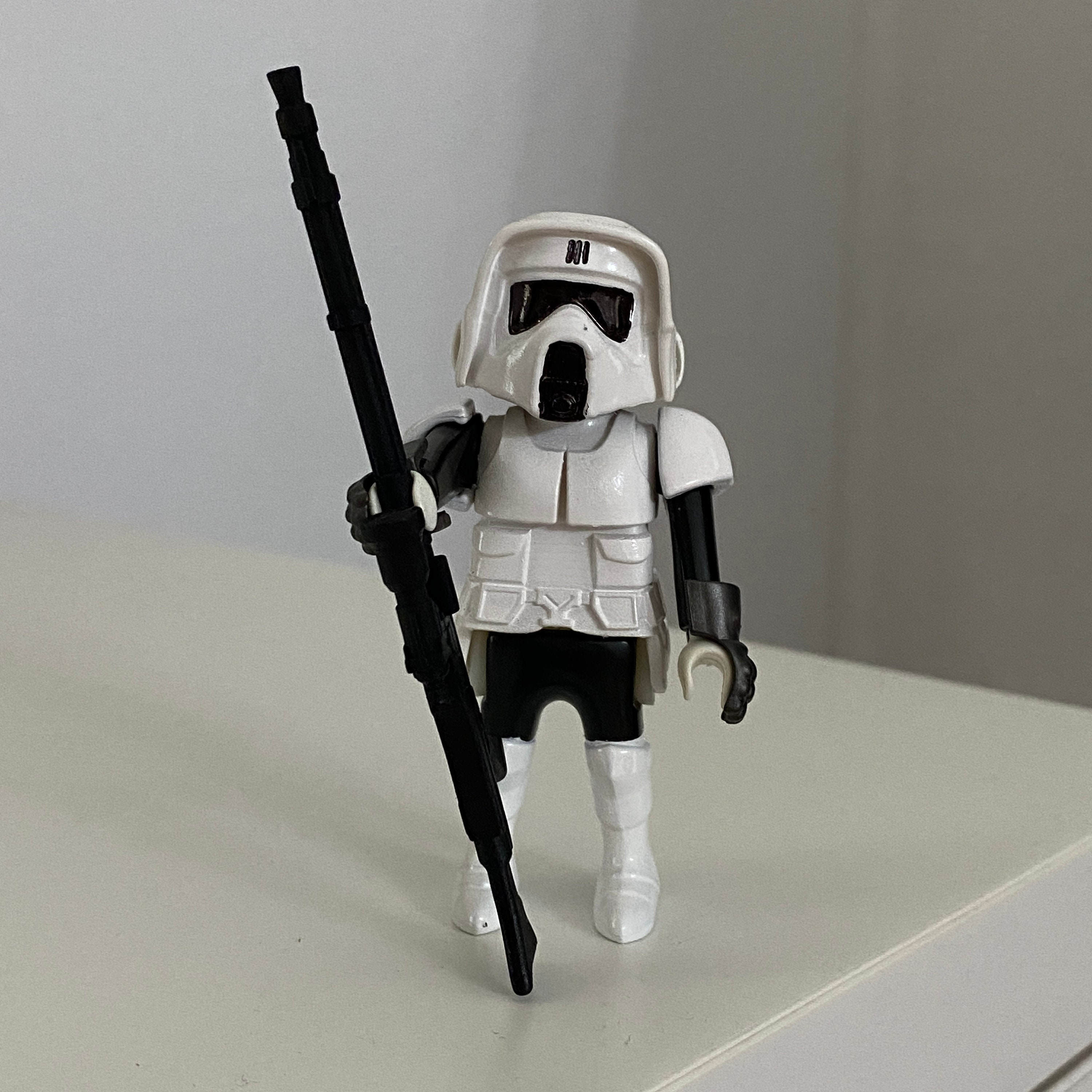 Reductor vervormen Bijna dood Stormtrooper Playmobil Customized Figure Playmobil - Etsy