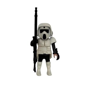 Scout Trooper Customized Playmobil Figure for Collectionism