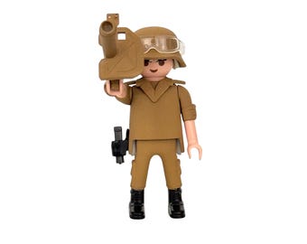 Playmobil Wehrmacht 2 Guerra Mundial customizado para colección