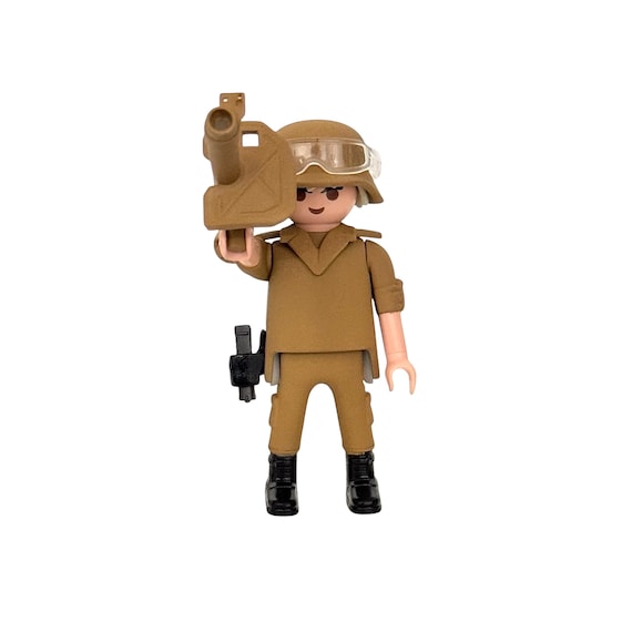 Afrique Schutztruppe Set 4 Playmobil Pour Colonial Soldat Ww Custom RAR