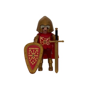 Medieval Knight Customized Playmobil Figure for Collectionism