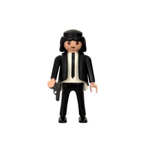 Vincent Vega Pulp Fiction Customized Playmobil Figure for Collectionism