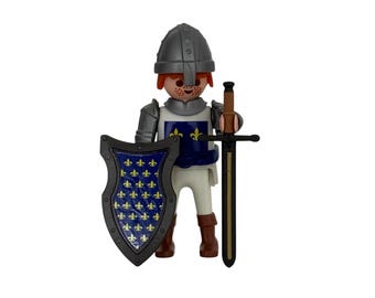 Medieval Knight Customized Playmobil Figure for Collectionism