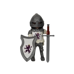 Medieval Knight Customized Playmobil Figure for Collectionism