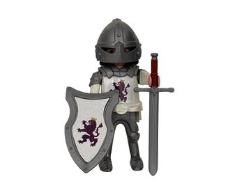 Medieval Knight Customized Playmobil Figure for Collectionism