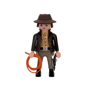 Indiana Jones Customized Playmobil Figure for Collectionism
